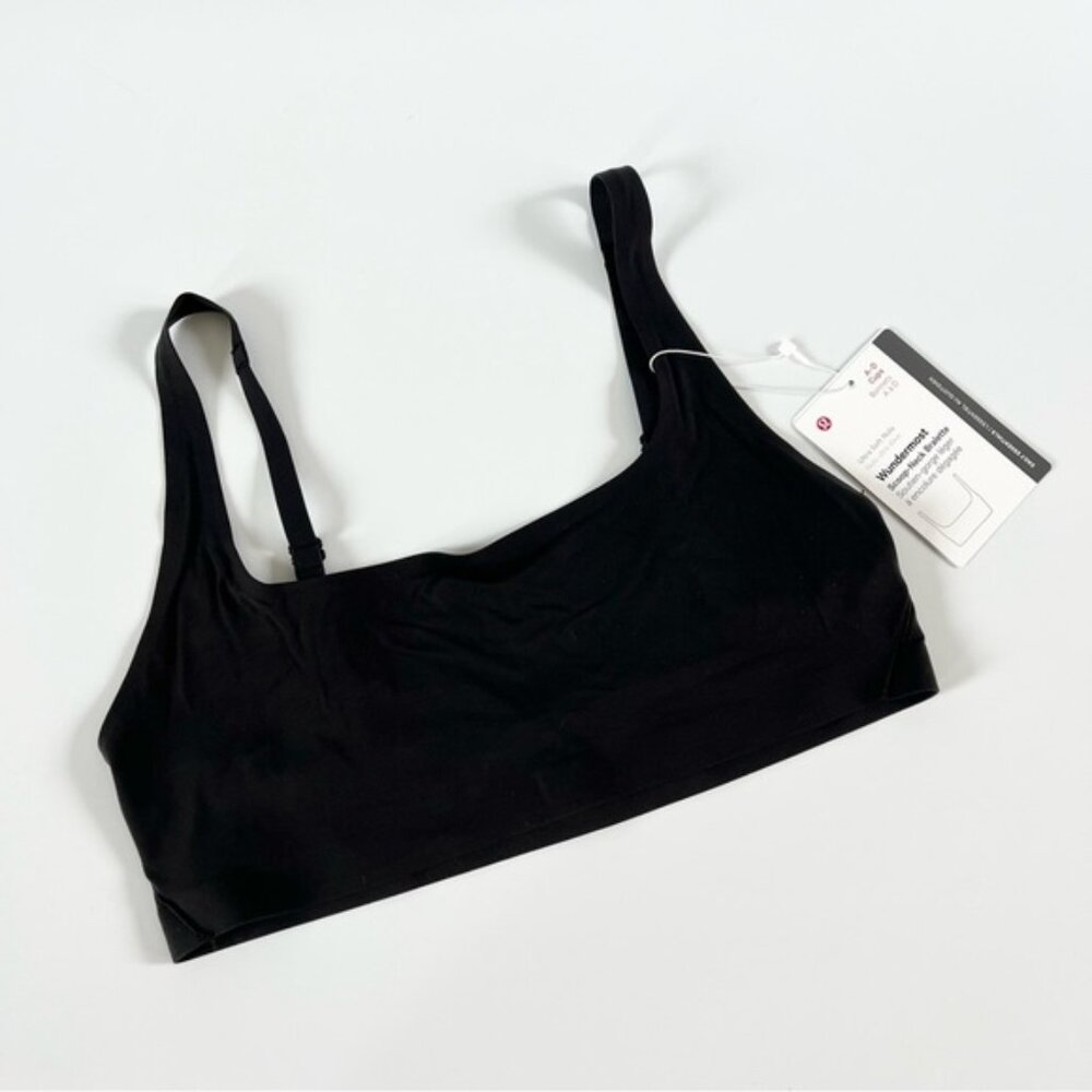 Lululemon “Nulu Scoop-Neck Bralette” black 8